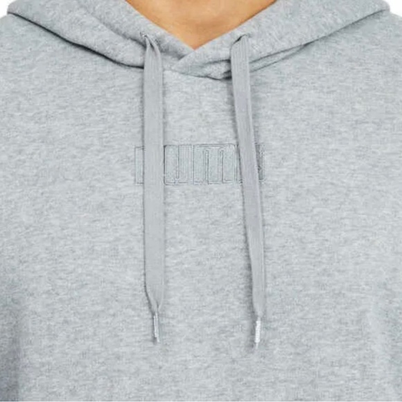 PUMA Men’s Fleece Hoodie Size M gray New with tags. - Picture 4 of 4